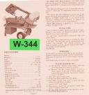 Wellsaw-Wells-Wellsaw No. 5 and No. 8, Horizontal Metal Saw, Instruction & Parts Manual 1980-No. 5-No. 8-01